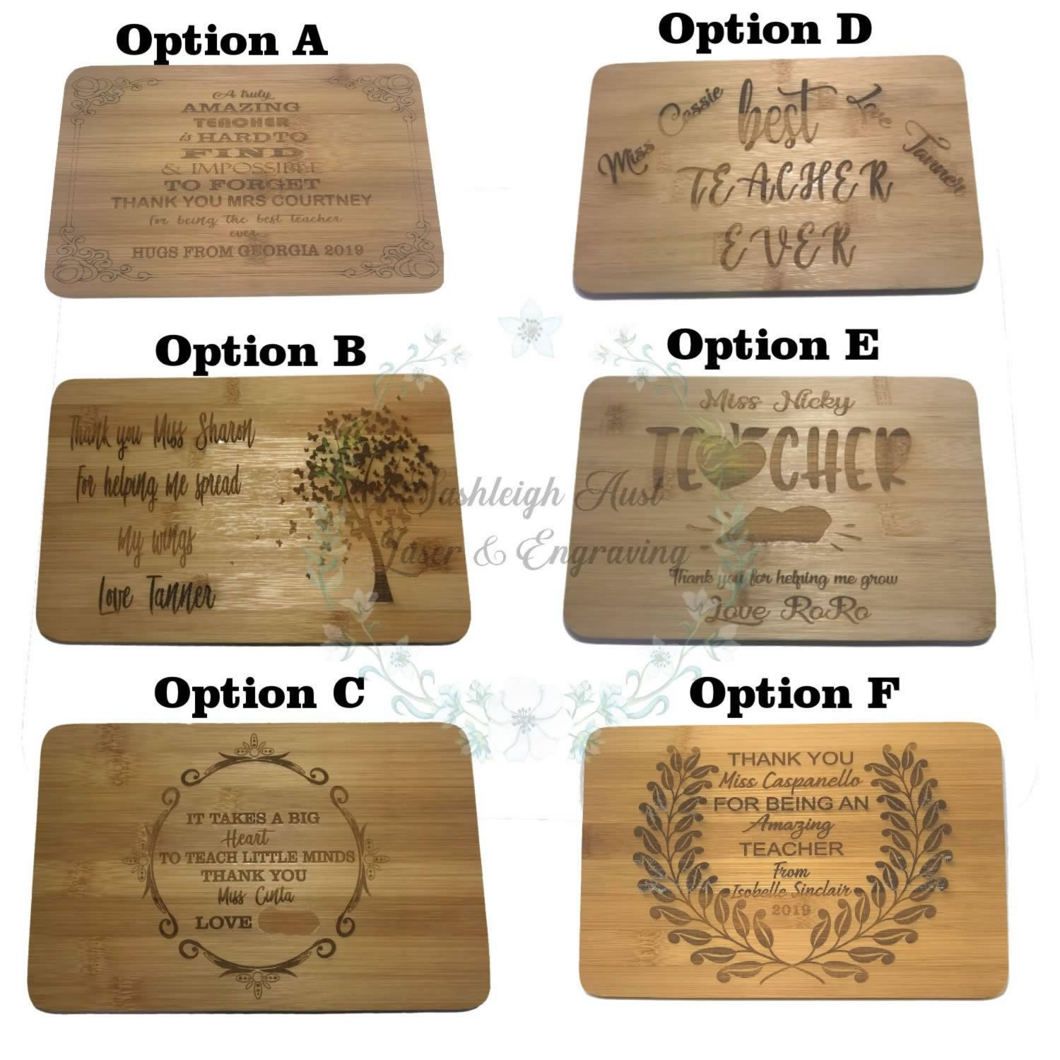 CHOPPING BOARD - MINI TEACHER GIFT | TEACHER GIFTS | KEEPSAKES